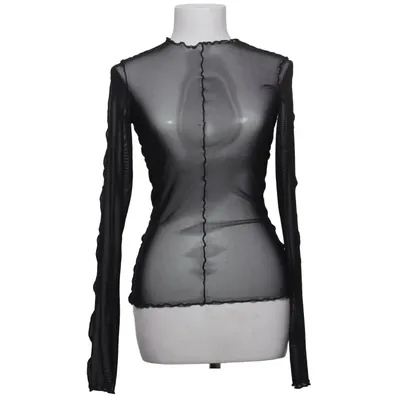 Bluse (Sort) fra Monki Elastan, Polyester