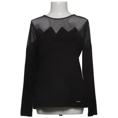 Langarmshirt (Schwarz) von Sarah Kern Elasthan, Polyester, Viskose