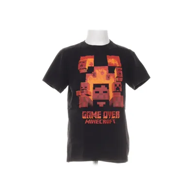 T-shirt (Svart, Röd, Orange) från Mojang Bomull
