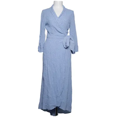 Wrap dress (Blue) from Ganni Viscose
