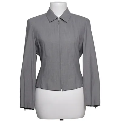 Jacket (Gray) from Escada Elastane, Silk, Wool