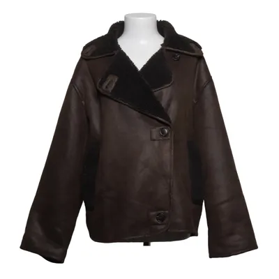 Shearling jacket (Brown) from Zara Polyester, Polyurethane