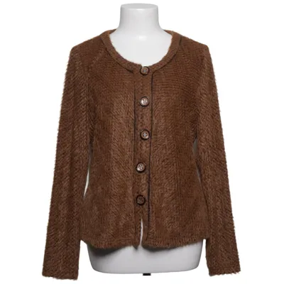 Cardigan (Brown) from Kriss Elastane, Polyester