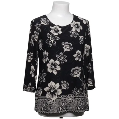 Haut (Noir, Blanc) de JM Collection Élasthane, Polyester
