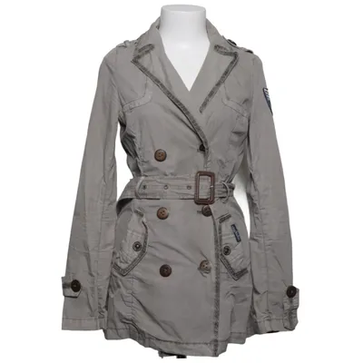 Trenchcoat (Grau) von Dreimaster Baumwolle