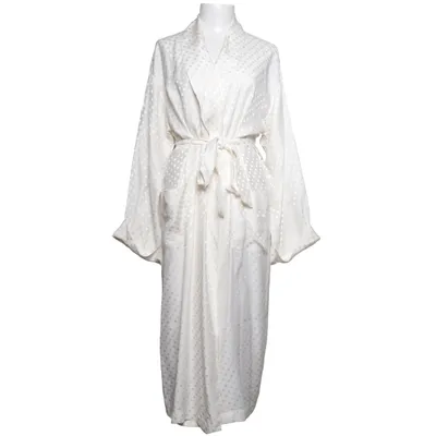 Dressing gown (White) from Fashion Affairs Silk