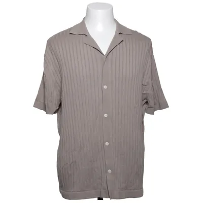 Short sleeve shirt (Beige) from H&M Cotton, Viscose