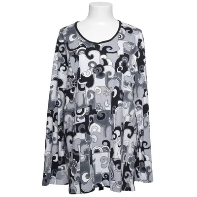 Tunic (Gray, Black, White, Multicolored) from Nanso Cotton, Elastane, Modal