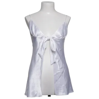 Top (White) from Victoria's Secret Polyester, Silk