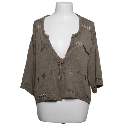 Cardigan (Marquant 5348 kort strikcardigan khaki strr L) from MarQuant Acrylic, Viscose