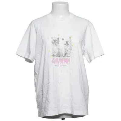 T-shirt (Blanc, Multicolore) de Ganni Coton biologique