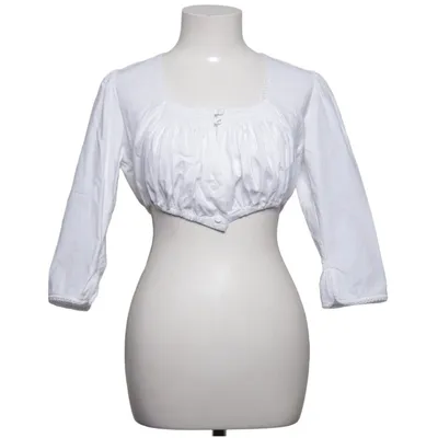 Dirndl blouse (Wit) van Moser Katoen
