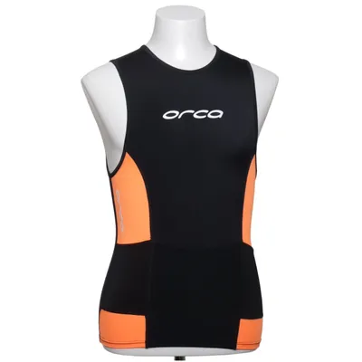 Sport tanktop (Zwart, Oranje) van Orca