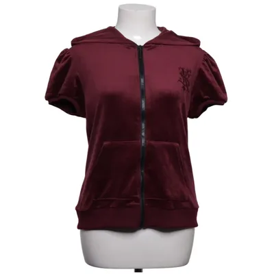 Huvtröja (Dee-Lux Velour Hoodie) från Killstar Elastan, Polyester