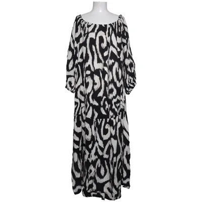 Maxi dress (Black, White) from H&M Polyamide, Viscose