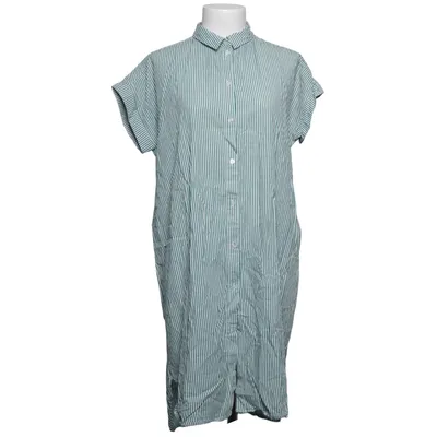 Shirt dress (Green, White) from Kauf Dich Glücklich Cotton