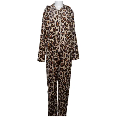 Mjukisdräkt (Brun, Beige) Återvunnen polyester