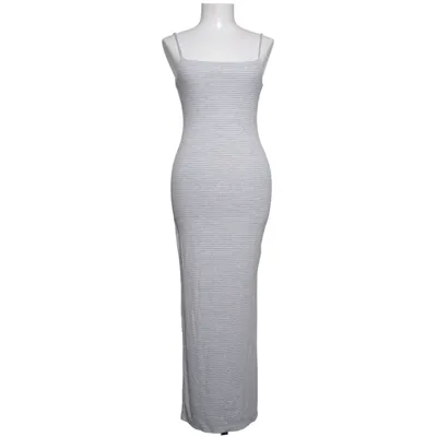 Robe longue (Gris, Blanc) de Heart Hips Élasthane, Polyester, Viscose