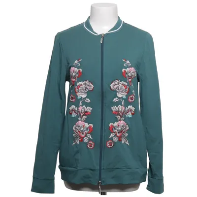Bomber jacket (Green, Multicolored) from Privacy Cotton, Elastane