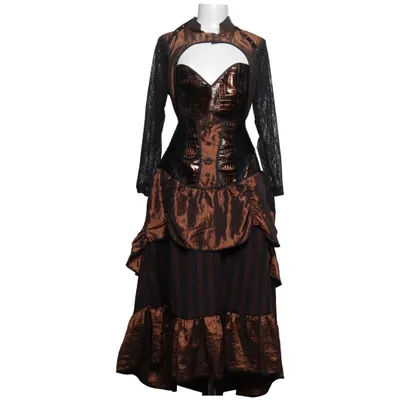 Maskeradkläder (Brun, Svart) från Deiters Polyester
