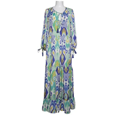 Robe longue (Bleu, Vert, Jaune, Multicolore) de Gold & Silver Viscose