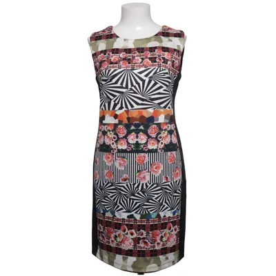 Dress (Black, Multicolored) from Elisa Immagine Elastane, Polyester