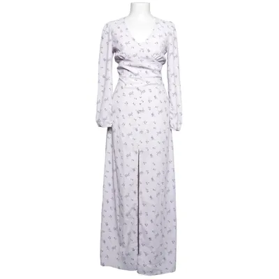 Robe longue (Blanc, Multicolore) de Nelly x Glamorous Polyester