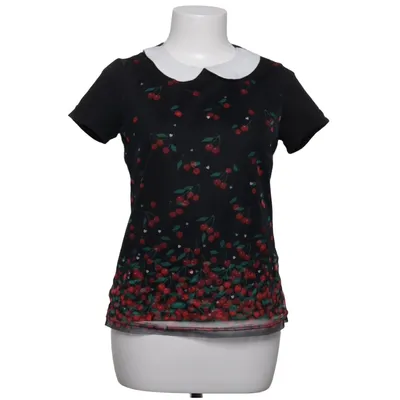 Haut (Noir, Multicolore) de Pussy Deluxe Coton, Élasthane, Polyester