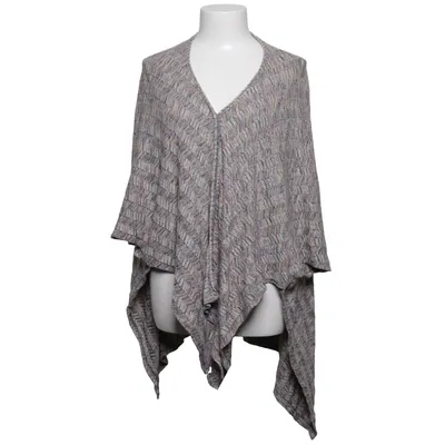 Poncho (Grau, Mehrfarbig) von Zara W&B Collection