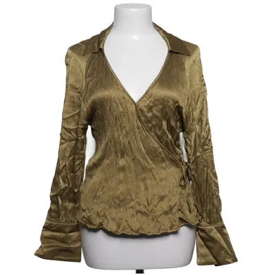 Slå-om bluse (Brun) fra Another Label Viscose