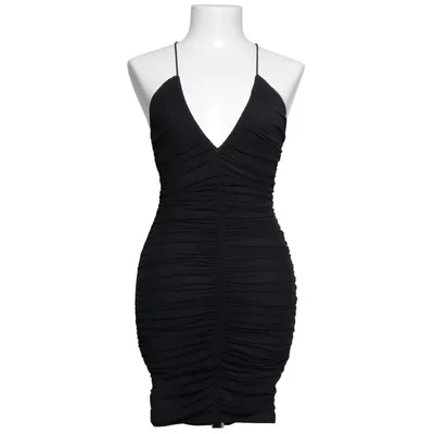 Halterneck-kjole (Sort) fra Nelly Elastan, Polyester