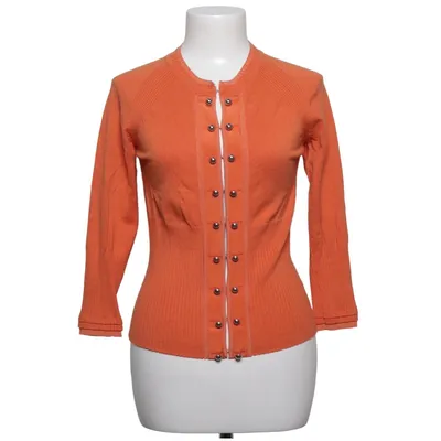 Cardigan (Oranje) van Karen Millen Katoen, Elastaan, Polyamide, Viscose