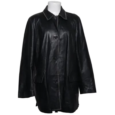 Läderkappa (Svart) från Conbipel Skinn, Polyester