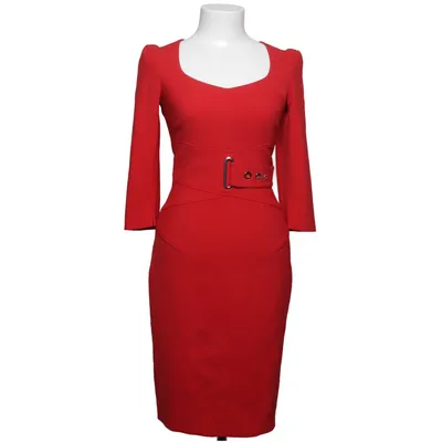 Kjole (Rød) fra Karen Millen Bomuld, Elastan, Polyester, Viscose