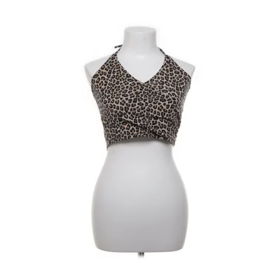Halternecktopp (Beige, Svart, Brun) från Divided by H&M Elastan, Polyester