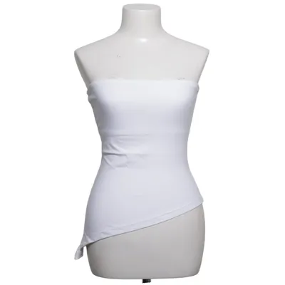 Tube top (White) from Moda International Cotton, Elastane