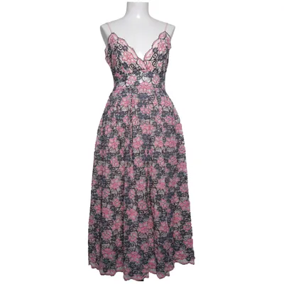 Robe longue (Rose, Noir, Beige) de ASOS Coton, Polyamide, Polyester