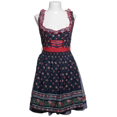 Dirndl (Bleu, Rouge, Multicolore) de Fuchs Trachtenmoden Coton, Polyester