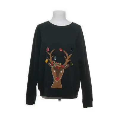 Julesweater (Grøn) fra Holly & Whyte by Lindex Bomuld, Modal, Polyester