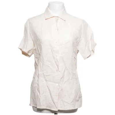 Short sleeve shirt (Beige) from Gaia Linen