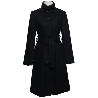 Frakke (Sort) fra Rodebjer Polyester, Viscose, Uld