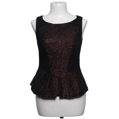 Top péplum (Noir) de Karen Millen Acétate, Coton, Élasthane, Polyamide, Polyester, Viscose, Laine