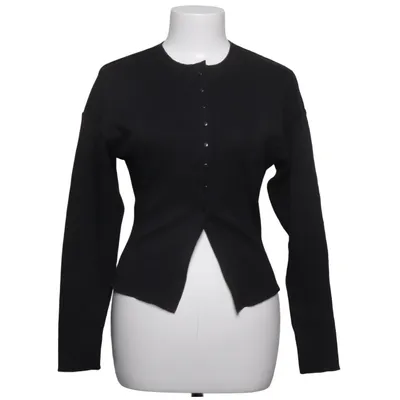 Cardigan (Black) from Divided by H&M Cotton, Elastane, Polyamide, Polyester