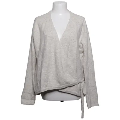 Slå om-cardigan (Beige) fra Samsa Collection Akryl, Elastan, Nylon, Uld