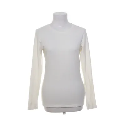 Långärmad t-shirt (Vit) från Uniqlo Akryl, Elastan, Polyester, Viskos