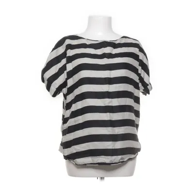 T-shirt (Zwart, Wit) van Zara Linnen