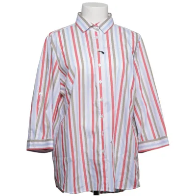 Shirt (White, Red, Blue) from Eterna Cotton, Elastane