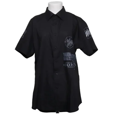 Short sleeve shirt (Black) from Nine Divine Cotton, Polyester