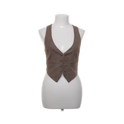 Väst (Brun) från H&M Elastan, Polyester