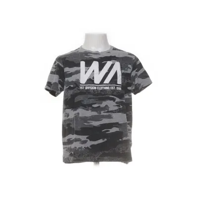 T-shirt (Grå, Svart, Vit) från WA Bomull, Viskos